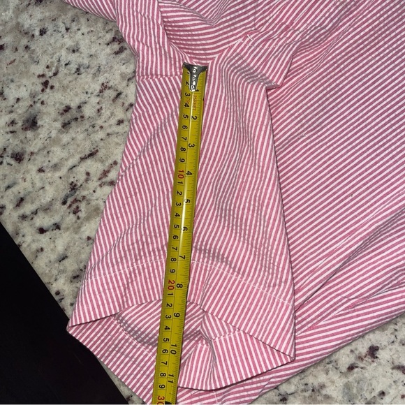Polo Ralph Lauren Pink Seersucker Shorts Size 40” Stretch Straight Fit Men’s - Picture 7 of 7